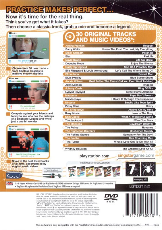 SingStar Legends