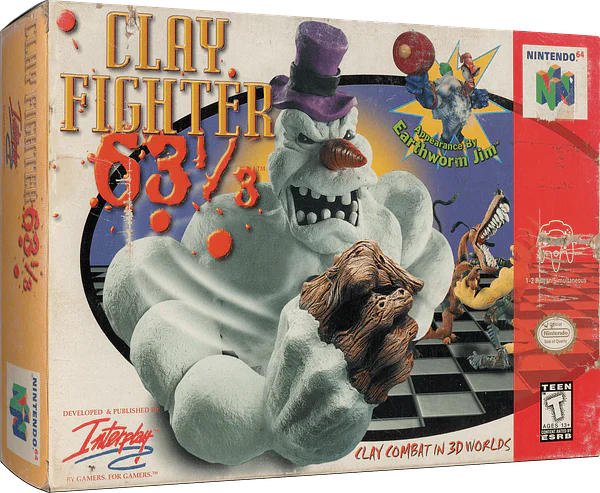 ClayFighter 63⅓ box art