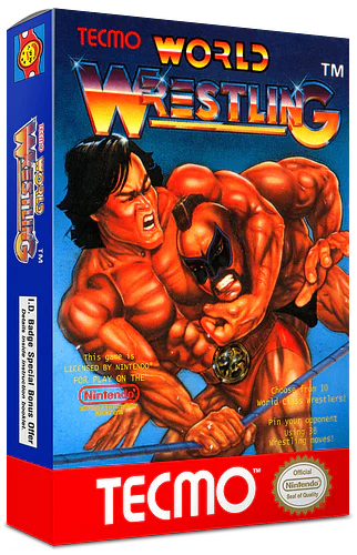 Tecmo World Wrestling box art