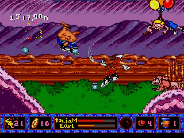 ToeJam & Earl in Panic on Funkotron