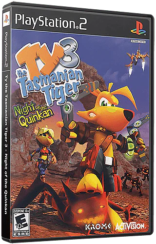 Ty the Tasmanian Tiger 3: Night of the Quinkan box art