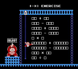 Donkey Kong Jr. Math
