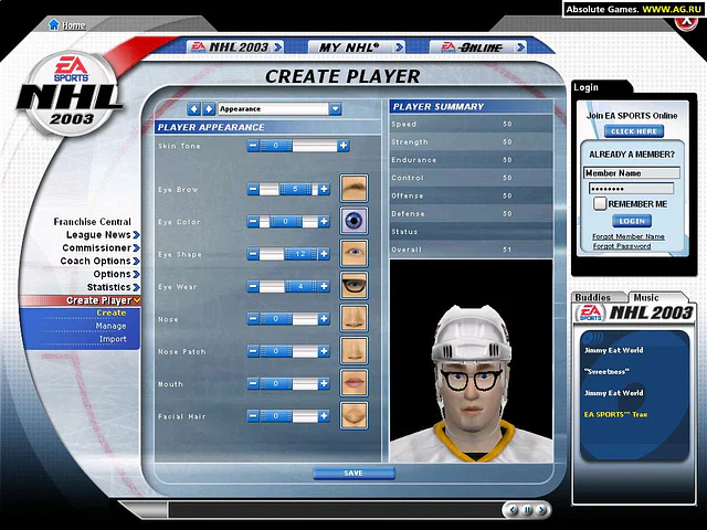 NHL 2003