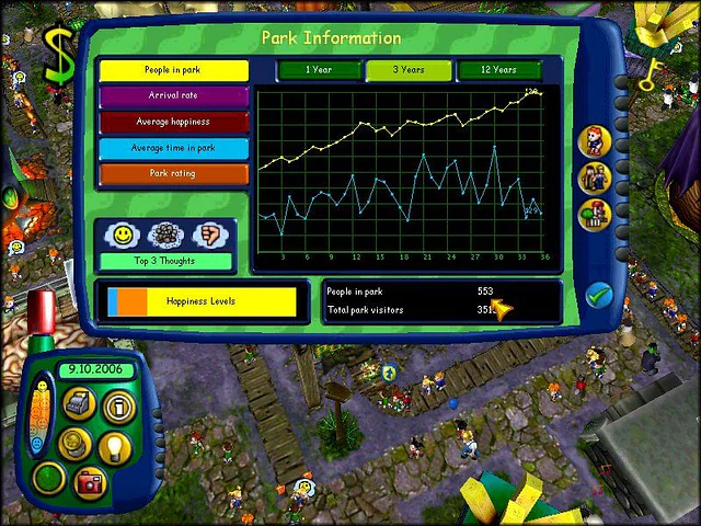 Theme Park Roller Coaster