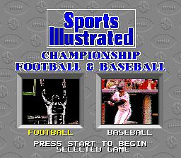 Sports Illustrated: Championship Football & Baseball