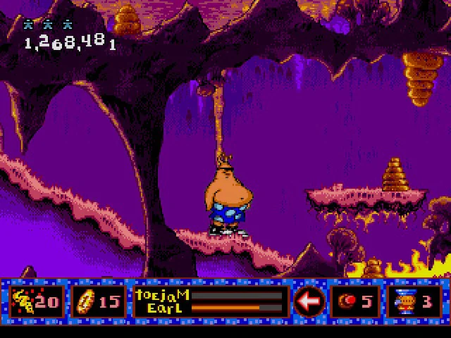 ToeJam & Earl in Panic on Funkotron