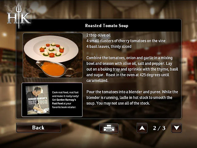 Hell's Kitchen: The Video Game