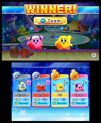 Kirby Fighters Deluxe