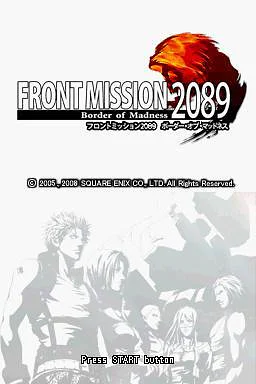 Front Mission 2089: Border of Madness