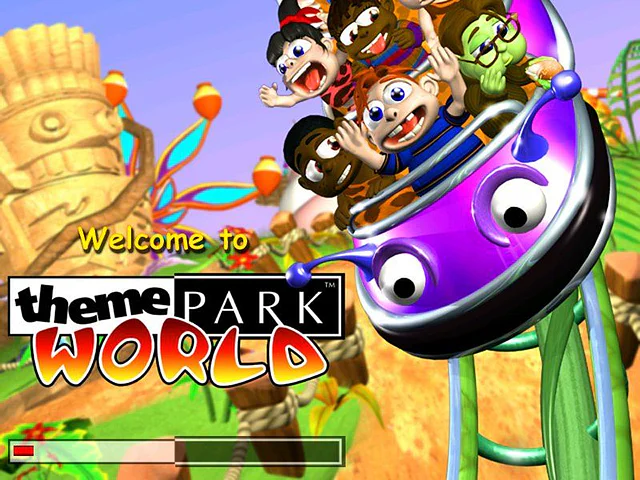 Theme Park Roller Coaster