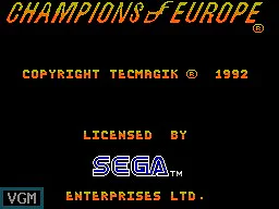 Champions of Europe